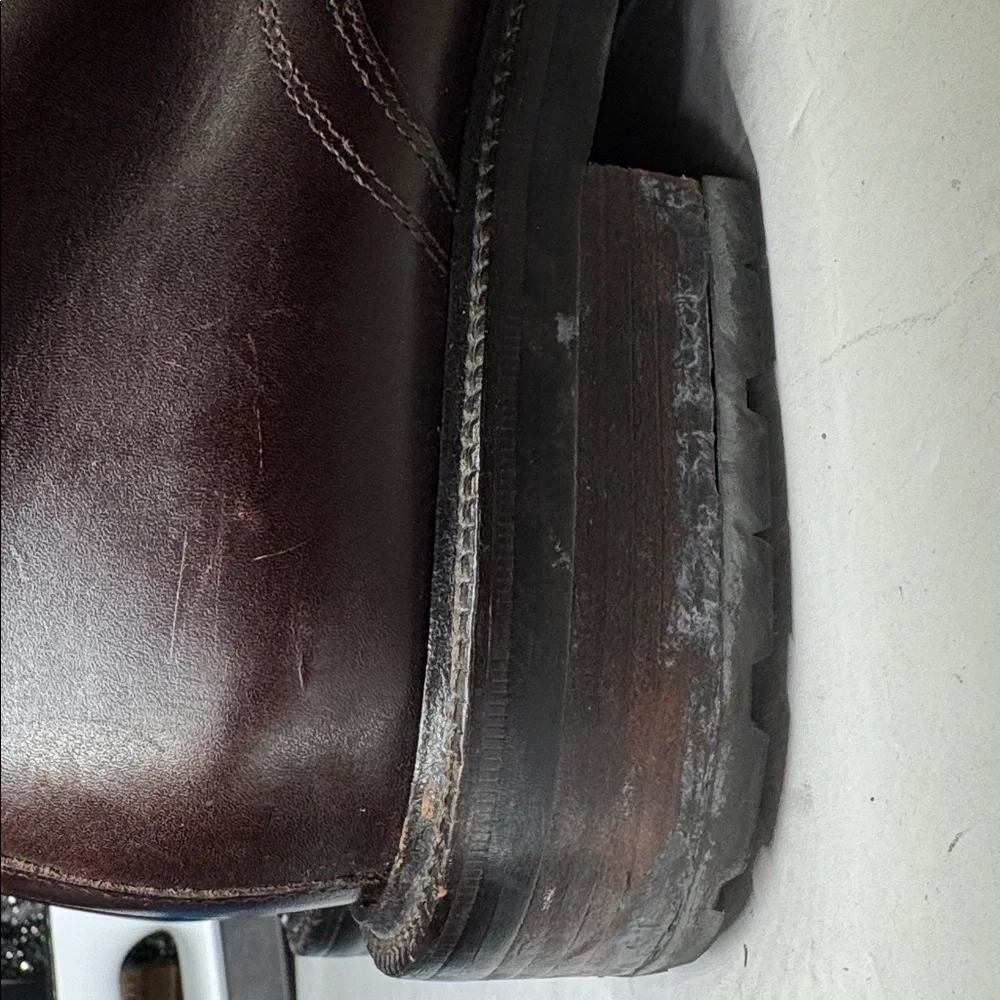 Cole Haan Men's Dark Brown Chukka Boots leather 11 casual office work neutral